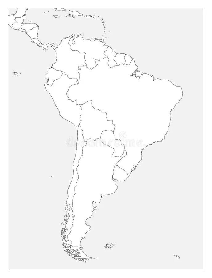 Латинская америка контурная карта 10 11. Карта Латинской Америки контур. Контурная карта Латинской Америки Америки. Контурная карта Южной Америки. Латинская Америка контурная карта 11 класс.