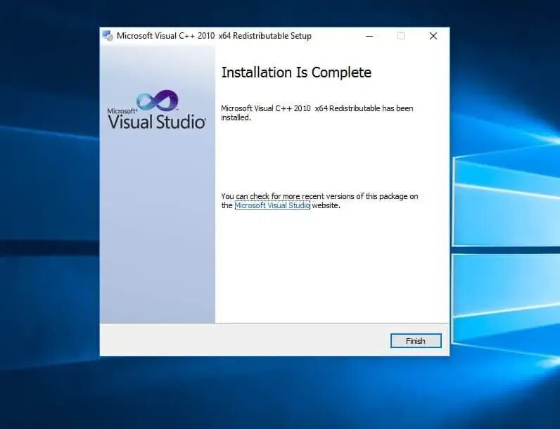 Библиотеки visual c 64. Microsoft Visual 2010. Microsoft Visual c++ 2010. Microsoft Visual c++ установлен. Установщик Microsoft Visual c++.