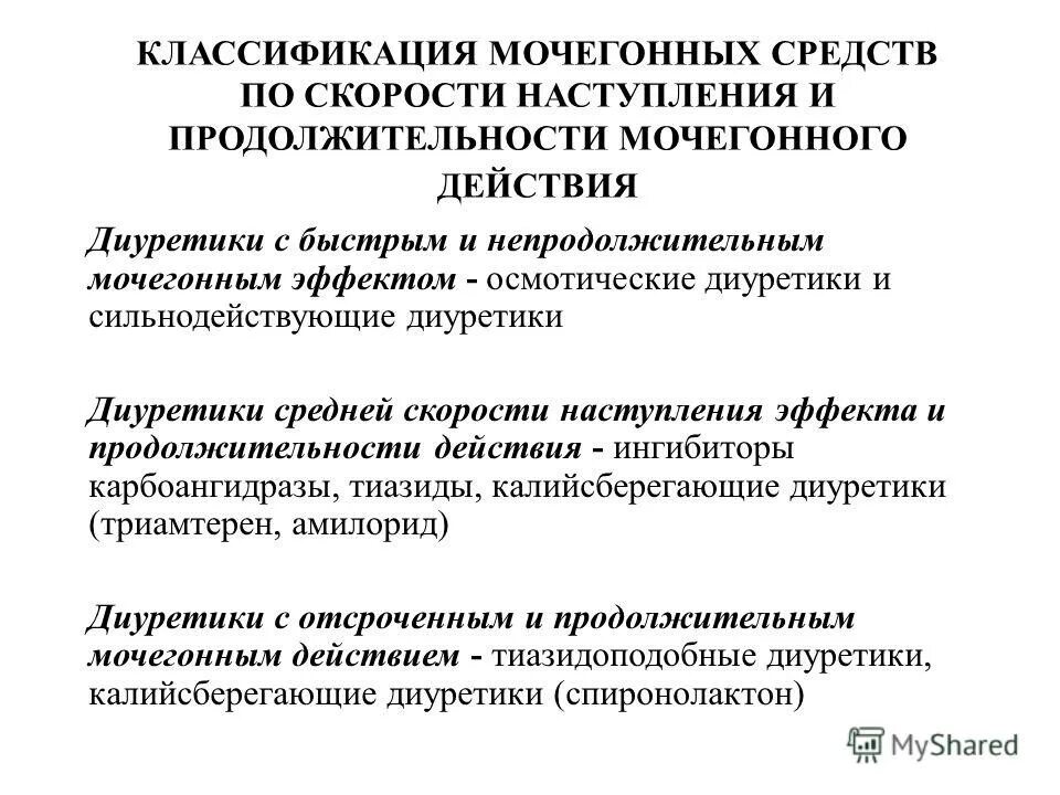 Сколько принимать мочегонное