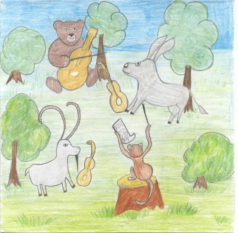 Рисунок к басне