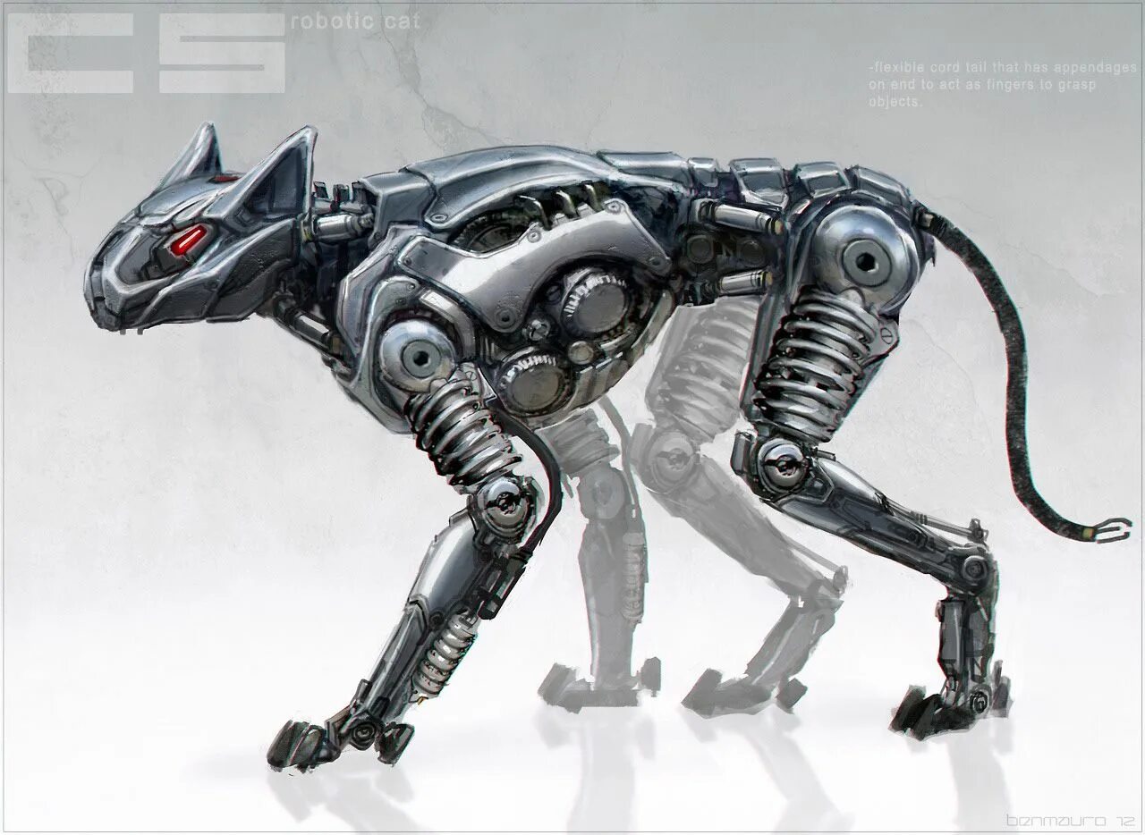 Которобот NECORO. Робот Лев киберпанк арт. Животные киборги. Робот кошка.