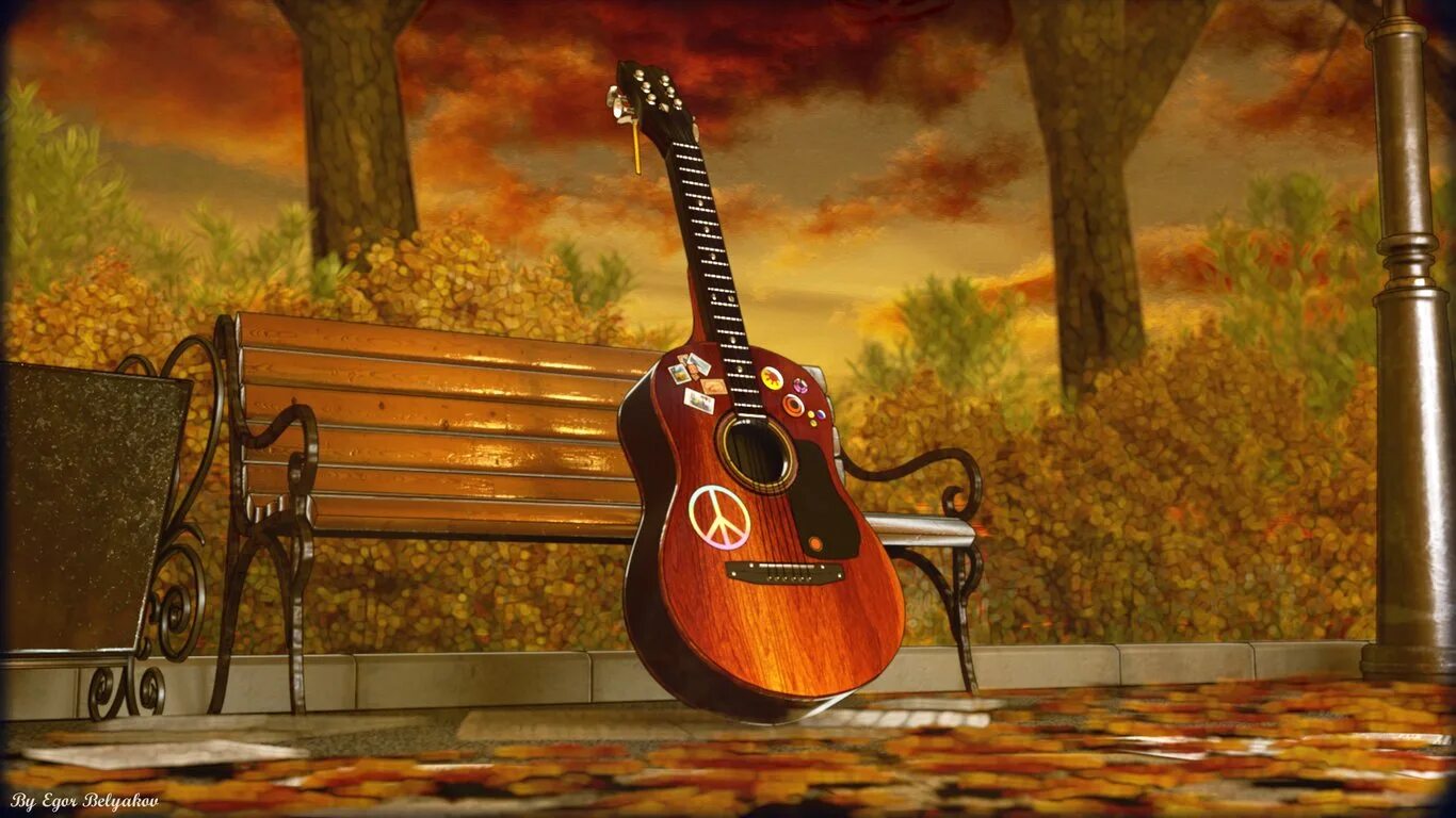 Autumn rock. Гитара осень. Dirty dave osti - more love. Гитара с осенними листьями. Autumn rock.