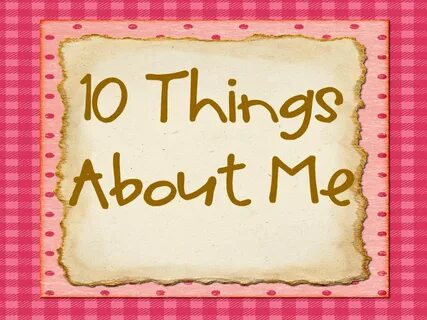 Facts about me