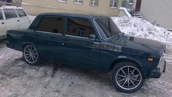 ВСМПО-Дельта 7x17/4x98 D72.6 ET38 (Белые) Lada 21074, 1,6 л, 2011 года колёсны