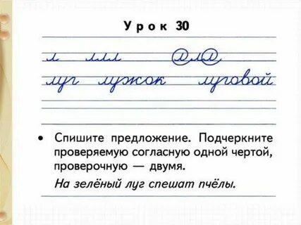 Чистописание 2 класс русский