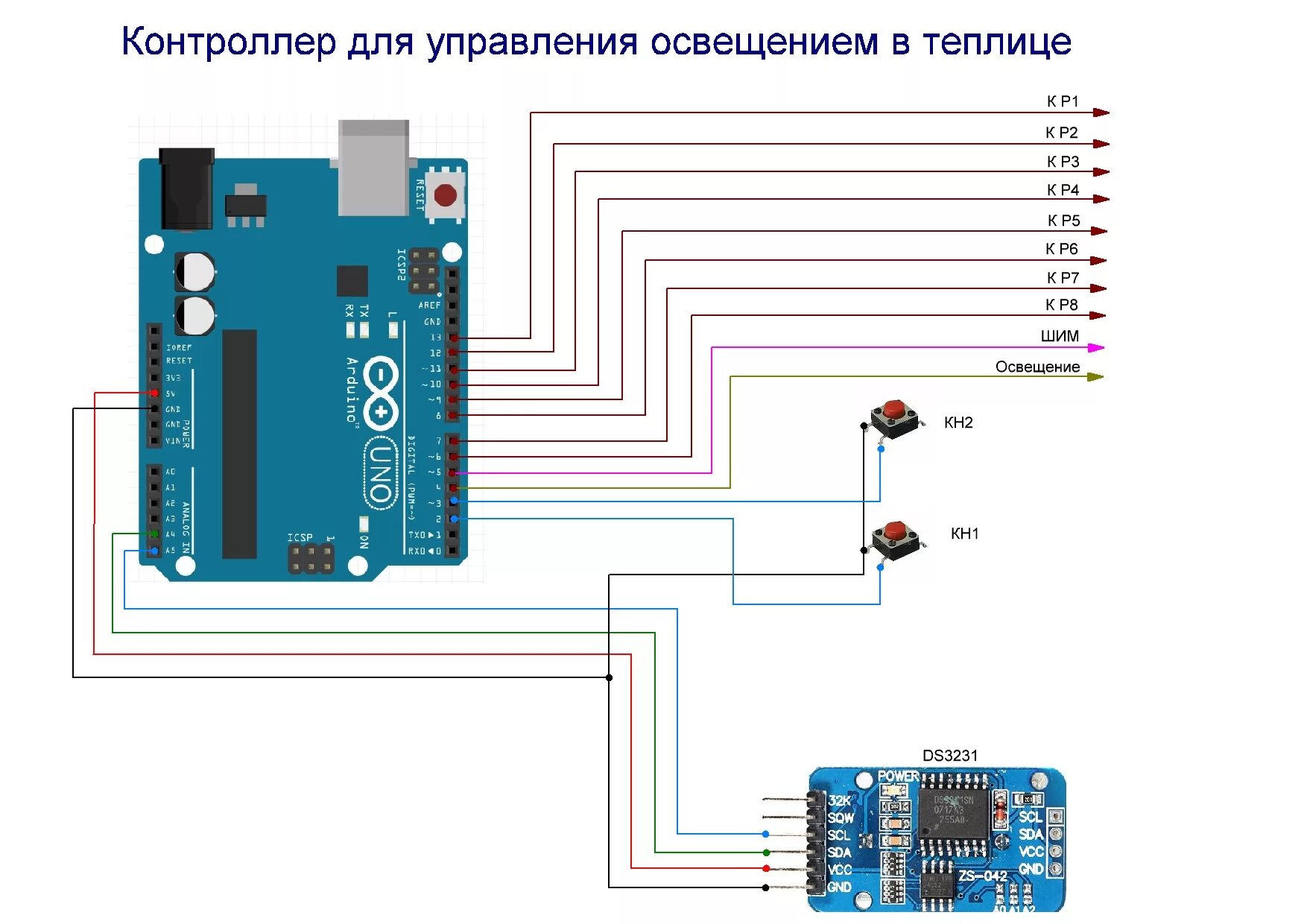 контроллер управления освещением схема. управление светом в теплице. электрическая схема теплицы. контроллер теплицы arduino nano. управление освещением в теплице.