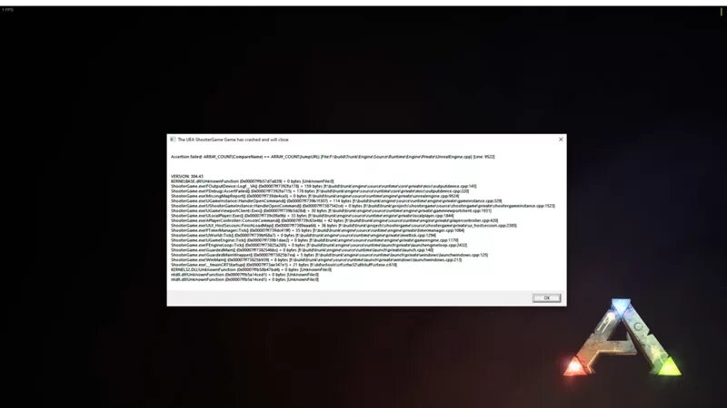 The game has crashed. Краш ark. ошибка арк the ue4-shootergame game has crashed and will close. арк ошибка shootergame. ark выдал ошибку.