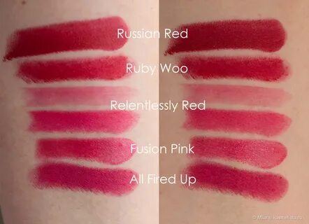 Неоновый арбуз MAC retro matte Relentlessly Red.
