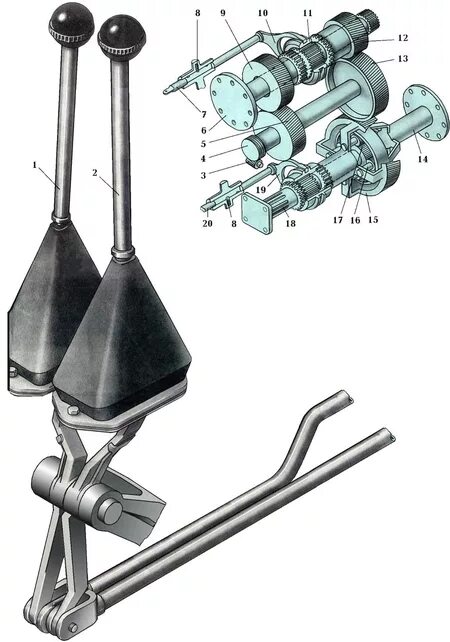 Переключение кпп урал. Раздаточная коробка Урал 4320. Рычаг переключения раздатки Урал 4320. Рычаги раздатки Урал 4320. РКПП Урал 4320.