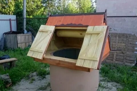 Крышка на колодец своими руками из дерева