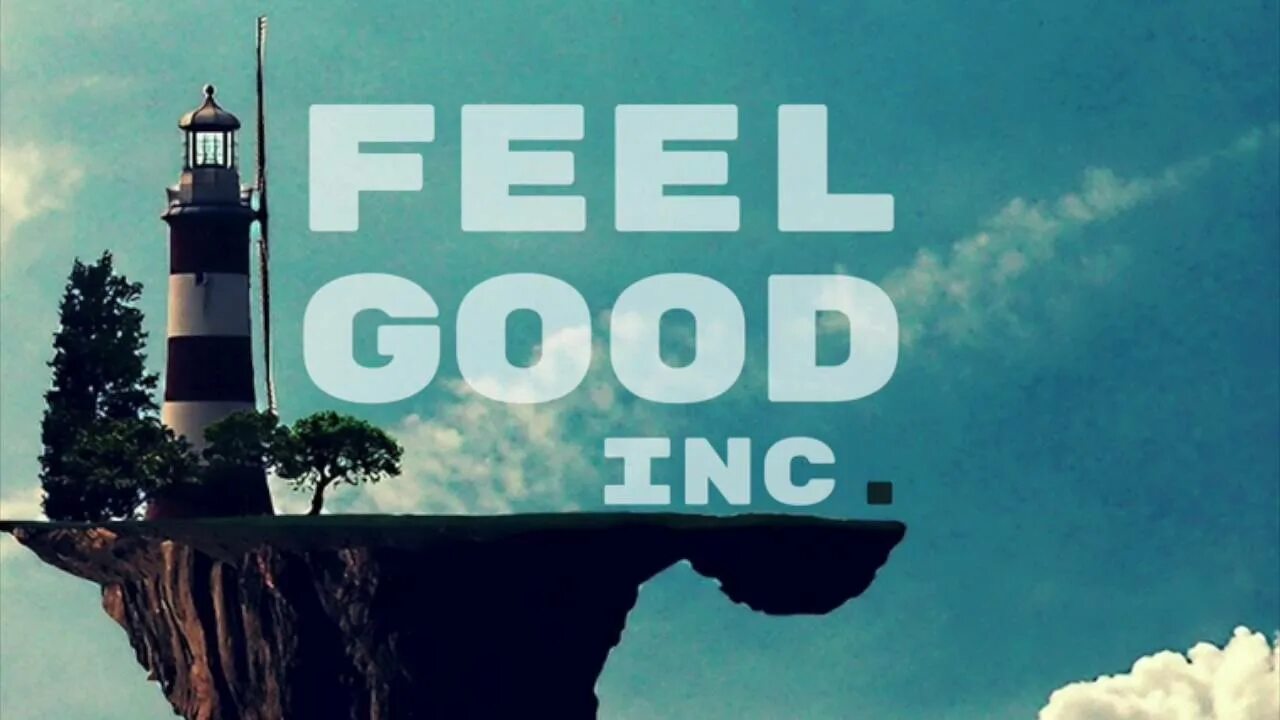 Good inc. Feel good Inc башня. Gorillaz feel good. Gorillaz feel good Inc обложка. Gorillaz feel good Inc башня.