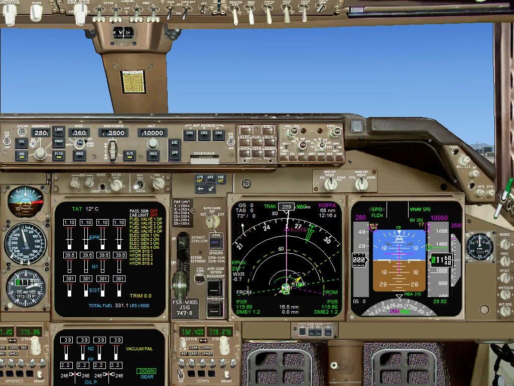 Flight simulator 2d
