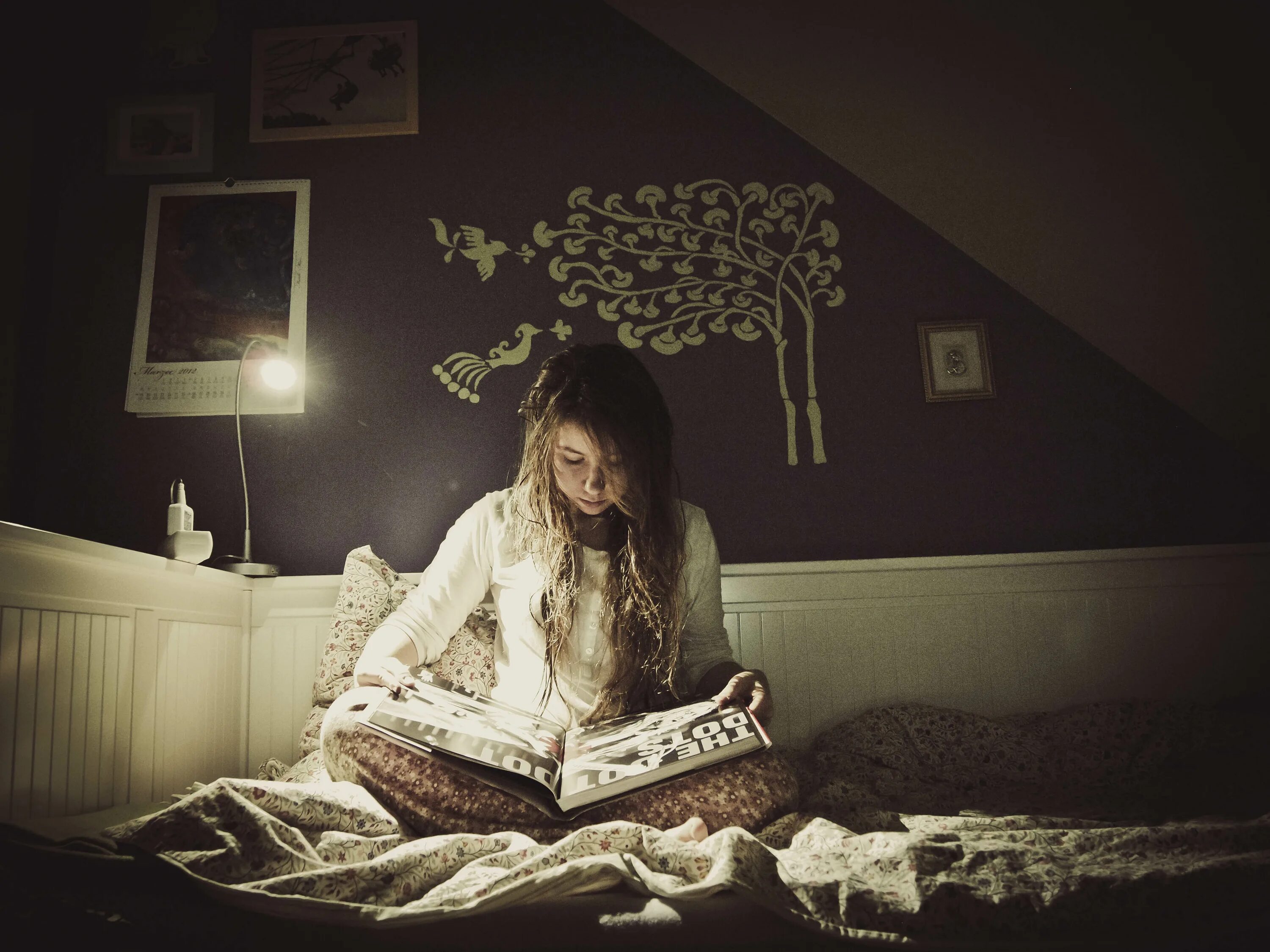 Девушка одна в комнате. Чтение книг на ночь. Девушка в комнате ночью. Девочка накровати скнишкой.
