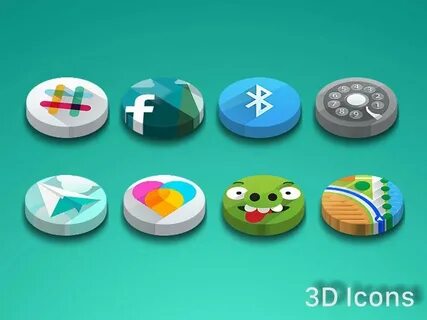 3d icon андроид