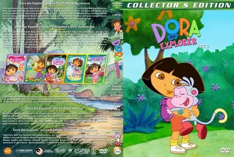 Dora The Explorer Collection Set 3 Dvd Covers and Labels.