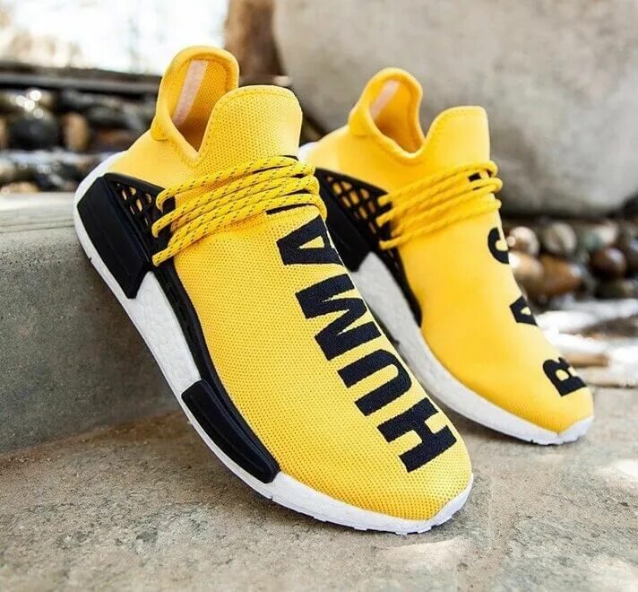 Желтые кроссовки адидас. Adidas NMD Pharrell Williams Human Race. Кроссовки adidas NMD Human Race. Кроссовки adidas NMD X Pharrell Williams. Adidas NMD Human Race Yellow.