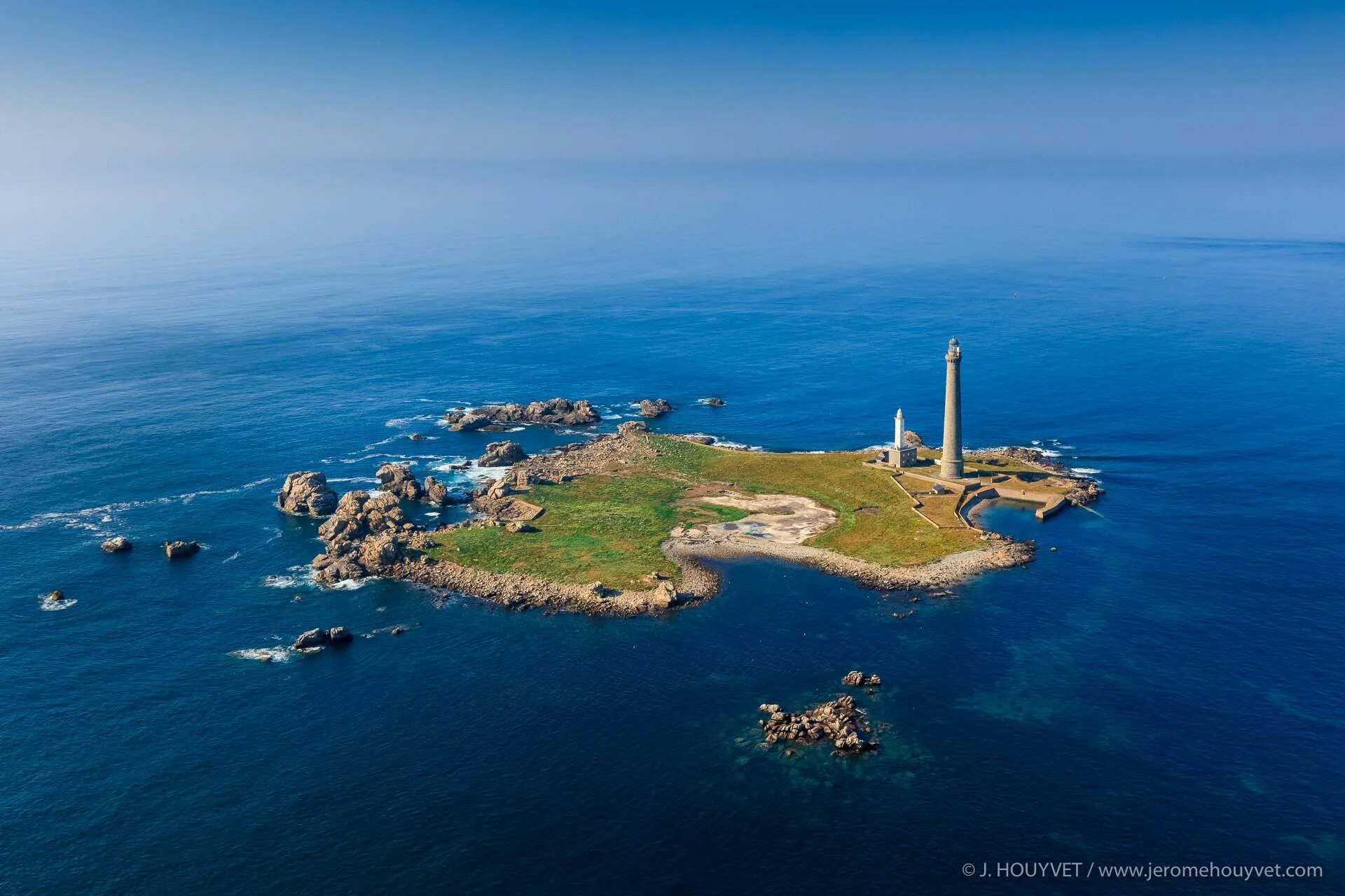 Vol au. Иль-Лонг Франция. Finistere.