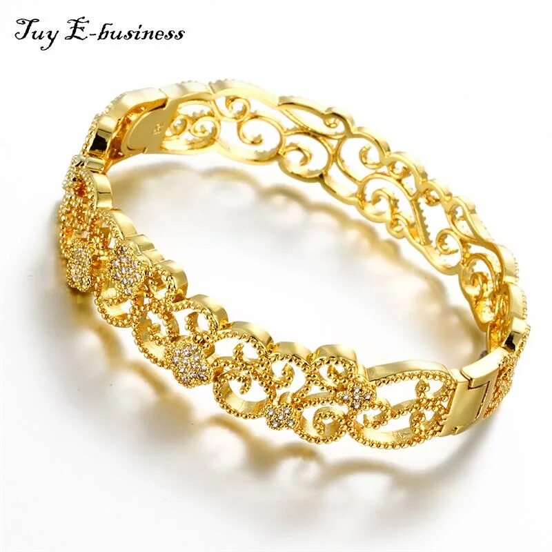 2014 New Arrival Luxury Brand Gold and Silver Metal Chain Bracelets & Bangles Ko