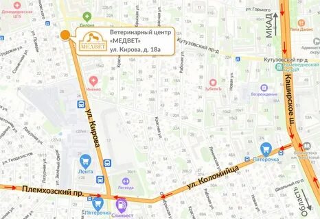 Вц медвет ул кирова 18а микрорайон центральный