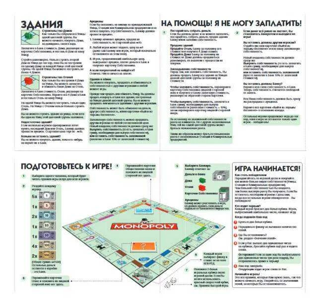 Правила игры русской монополии