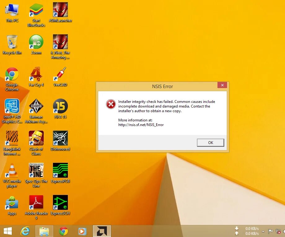 Installation has been failed