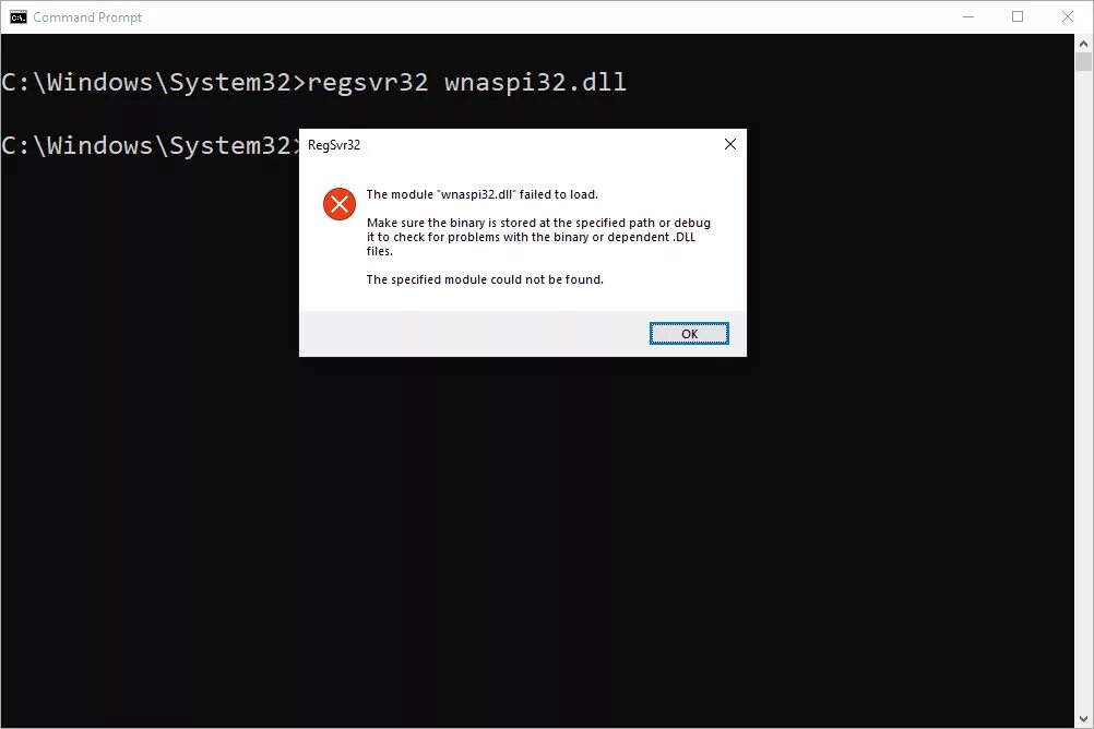 Windows требует файл. Regsvr32 регистрация dll. ошибка load cardtool failed. что такое loaderror. regsvr32.exe c:windowssystem32.