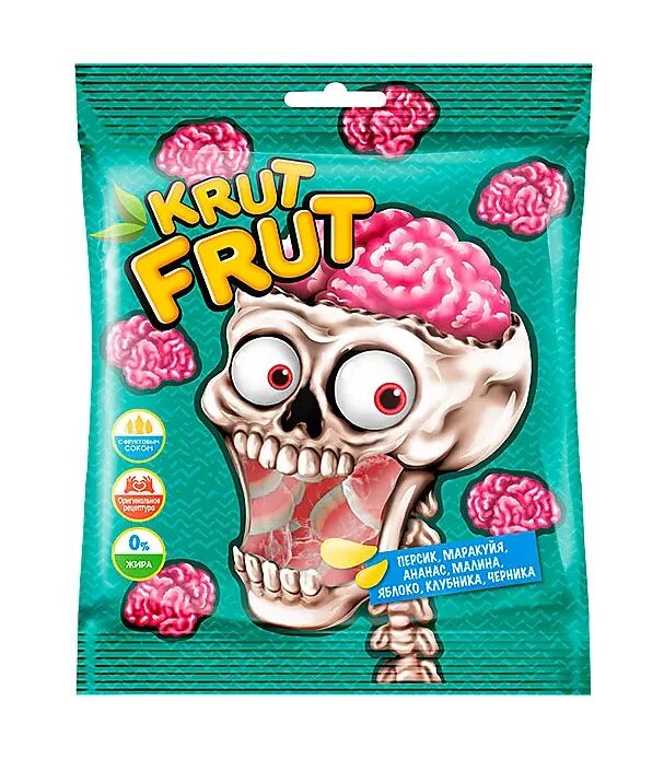 «Krutfrut», мармелад жевательный «мозг», 70 г. Жевательный мармелад КРУТФРУТ мозг. Мармеладки мозги. Мармелад мозг.