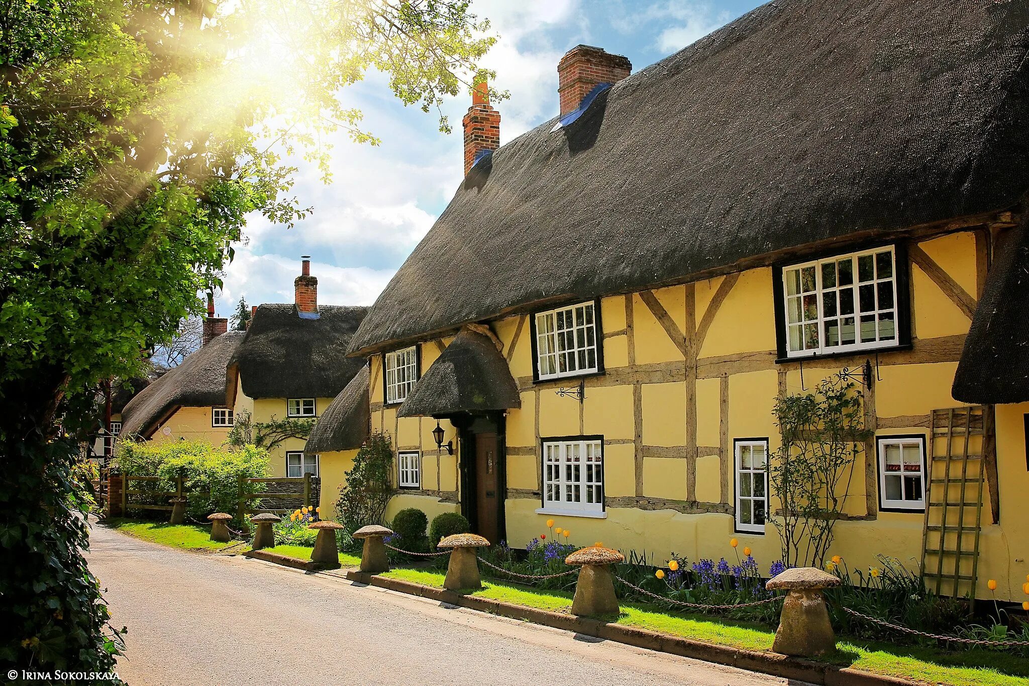 English village. Сельская Англия Хэмпшир. Графство Хэмпшир Великобритания. Английская деревня. Английская деревенька.