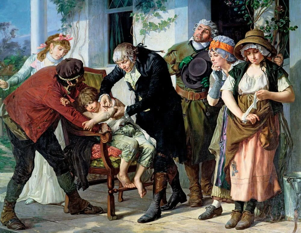 Дженнер вакцина. Дженнер 1796.