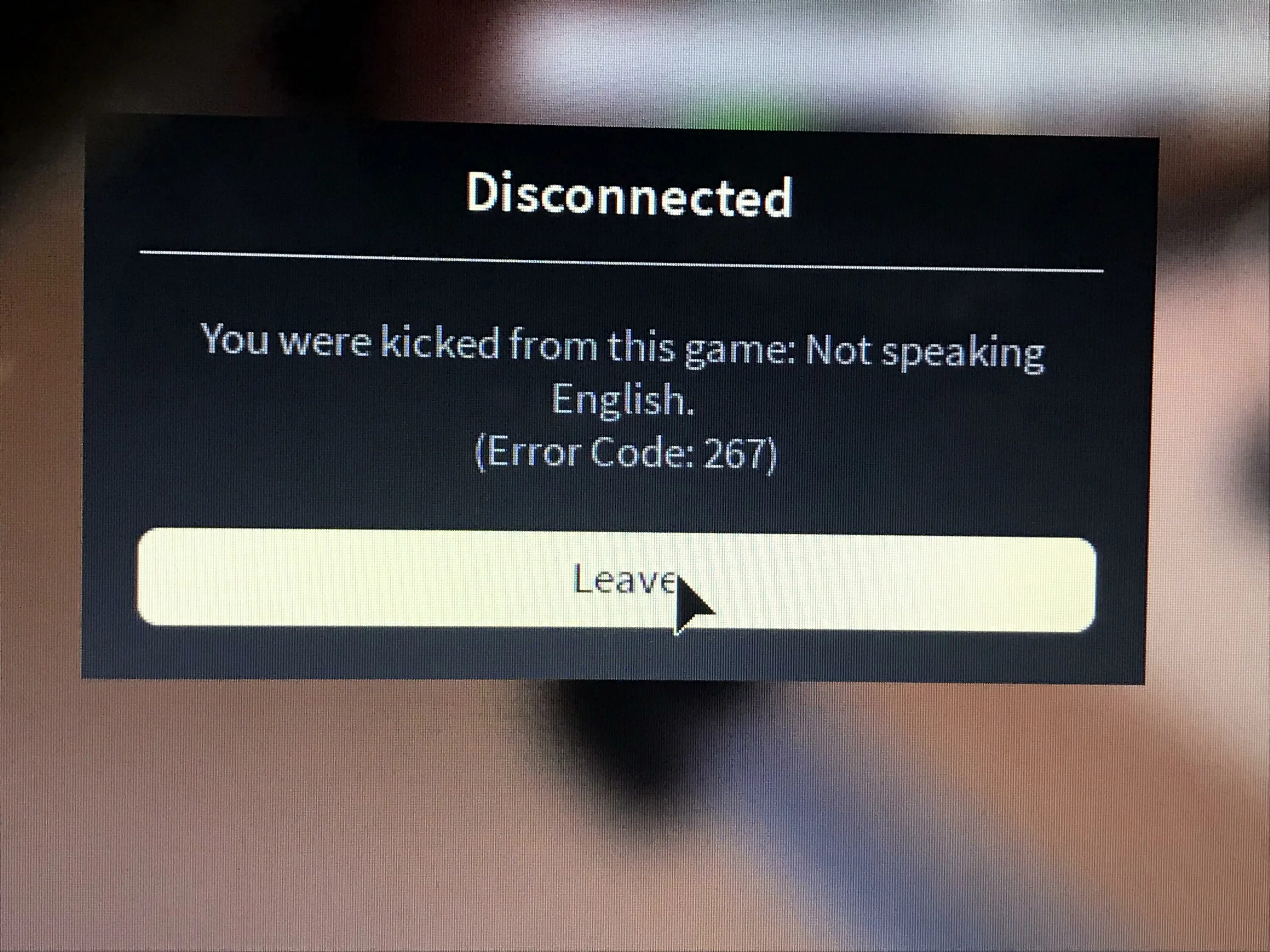 Session error code. Ошибка 267 в РОБЛОКСЕ. Error 267 Roblox. РОБЛОКС Error code 267. Код ошибки 267 РОБЛОКС.