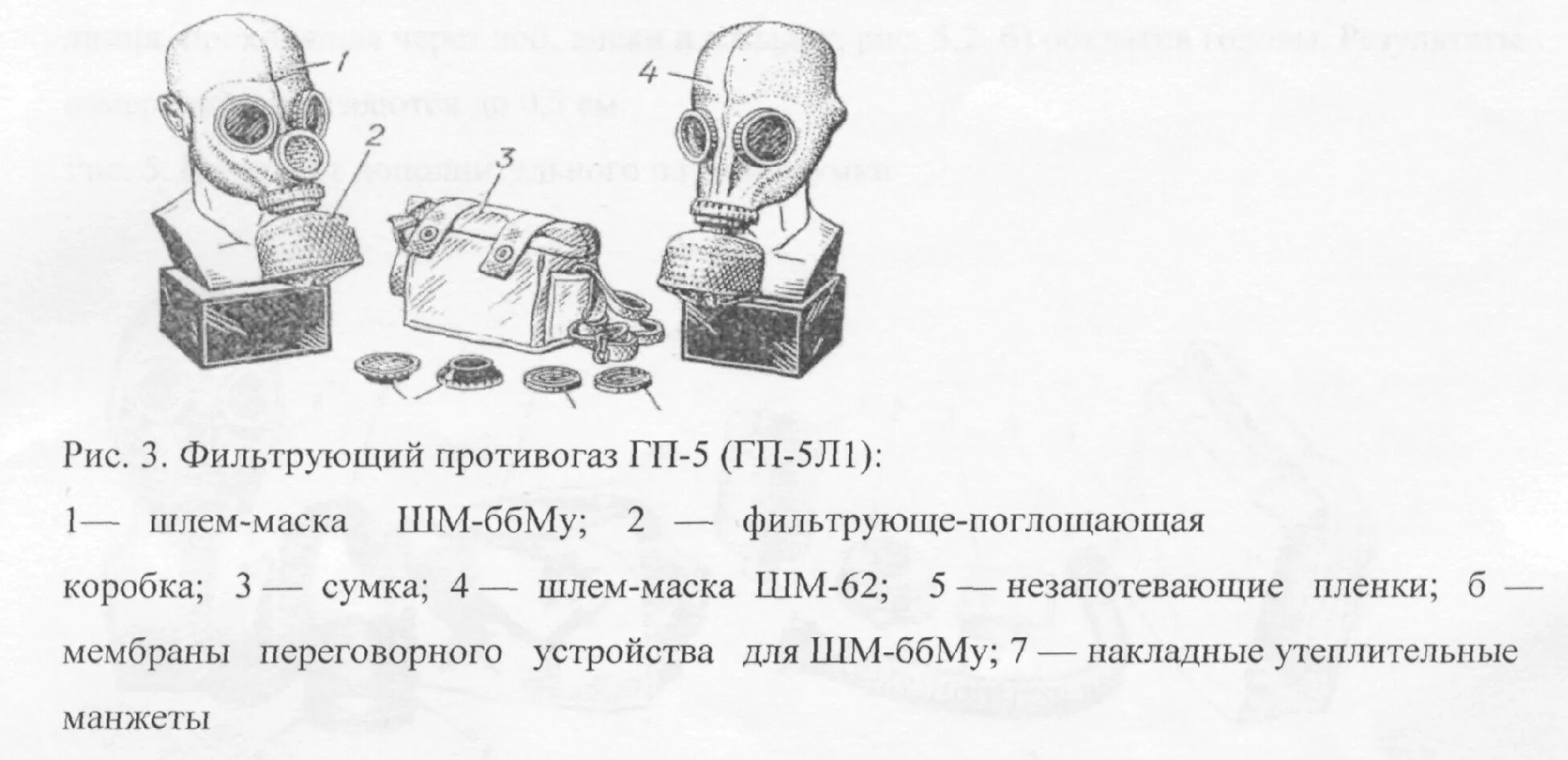 Пг 5 1. Противогаз ГП-5. Устройство противогаза ГП-5. Состав противогаза ГП-5. Строение противогаза ГП-5.