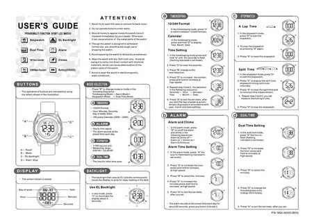 User manual часы инструкция на русском