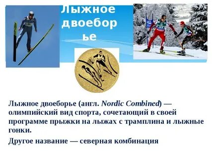 Как называется вид спорта сочетающий лыжные