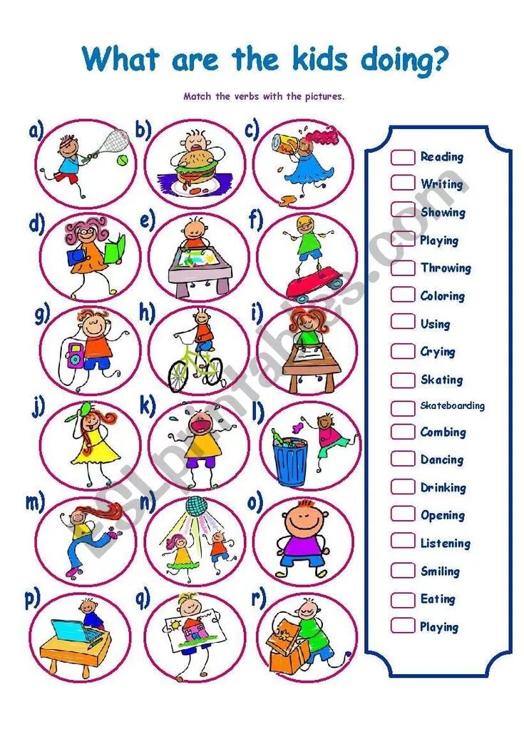 Present Continuous for Kids. Present Continuous вопросы Worksheets for Kids. Презент континиус Worksheets. Present Continuous Worksheets for Kids.