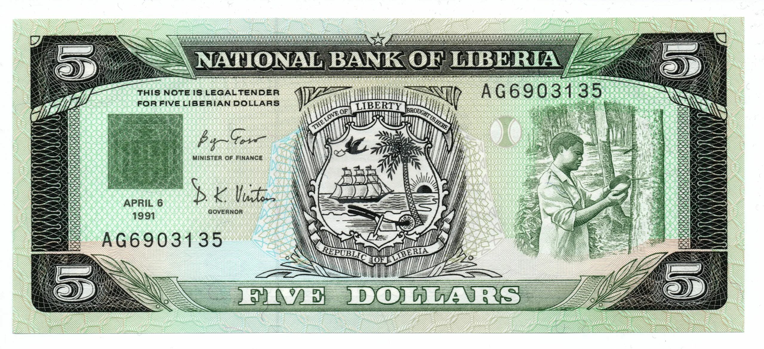 5 баксов в рублях. Банкноты Либерии. 1 Доллар 1991 Либери. Republic of Liberia 5 Dollars 2000г. Фото боны Либерия 50 д 2011.