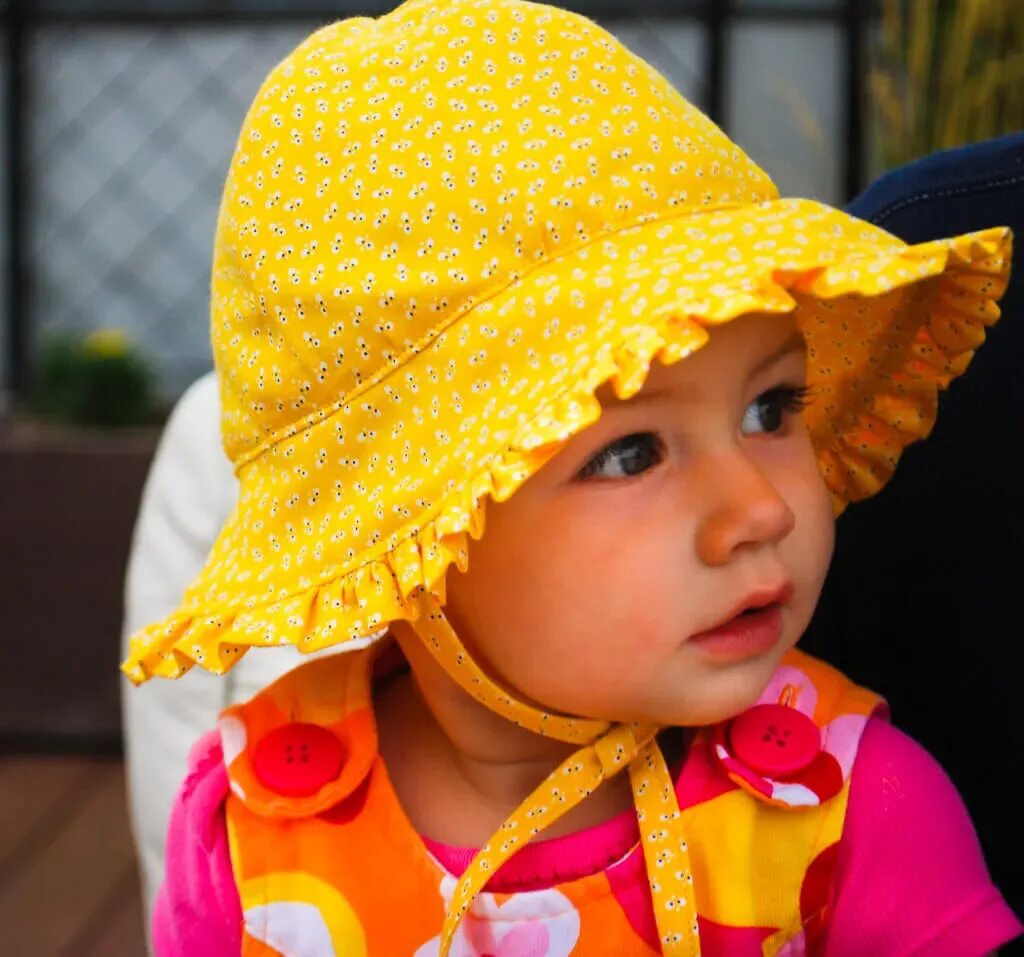 Knitting hat. Baby hat. Baby red. Панама для грудничка. Baby hat.