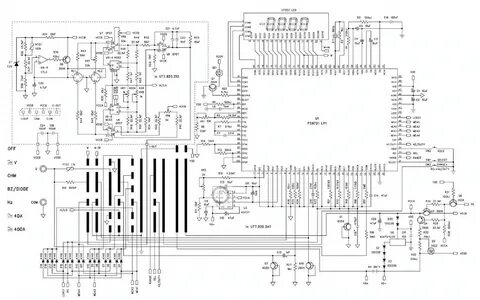 Схема мультиметра dt9205a