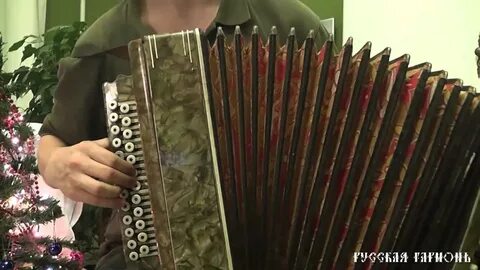 Разбор на гармони в лесу родилась елочка