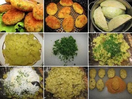 Котлеты из сырой капусты на сковороде