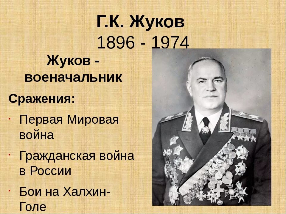 Жуков г.к. (1896-1974).