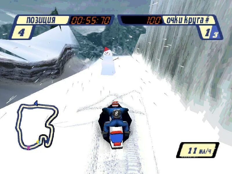 Sled Storm ps1. Sled Storm (Rus) ps1. Гонки на снегоходах игра на ps1. Старая игра на снегоходах.