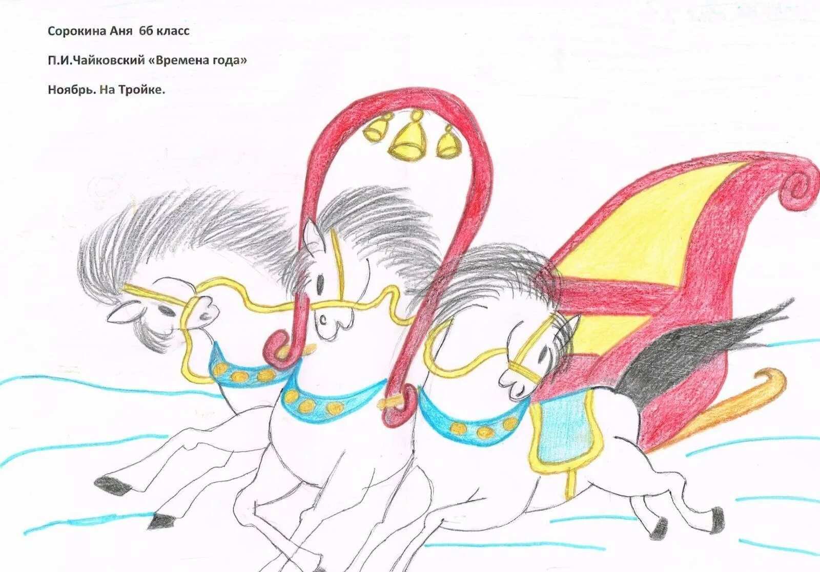 Произведение свиридова тройка. Иллюстрация к произведению тройка Свиридова. Рисунок к пьесе тройка Свиридова. Тройка лошадей рисунок детский. Тройка коней детский рисунок.