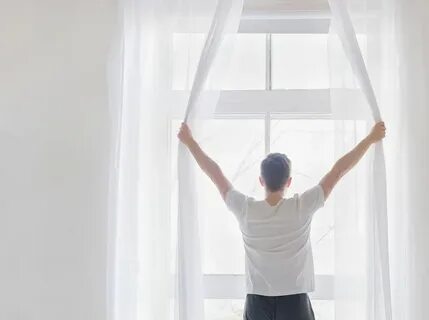 Man opening