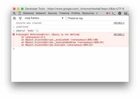 Referenceerror jquery is not defined