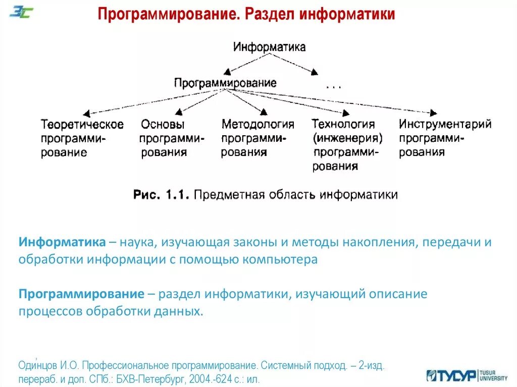 Направление информатика и вычислительная. Информатика программирование. Виды программирования Информатика. Разделы изучения информатики. Основные разделы программирования.