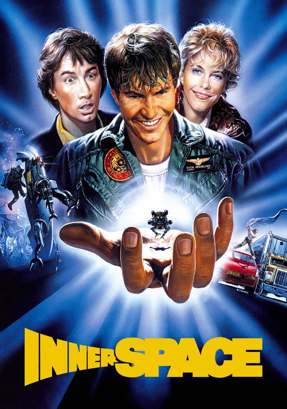 Внутреннее пространство 1987. Innerspace 1987 Постер. Русские комедии фантастика