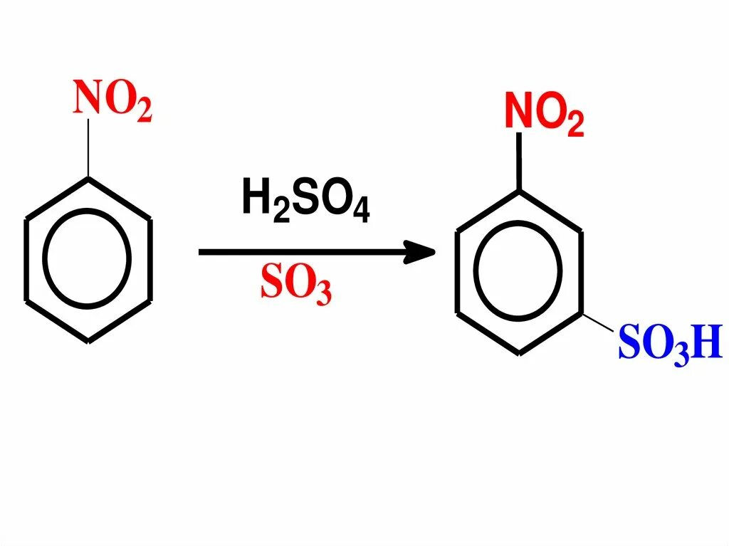 Нитробензол h2. Нитробензол и so3h. Динитробензол реакции. Нитрование нитробензола.