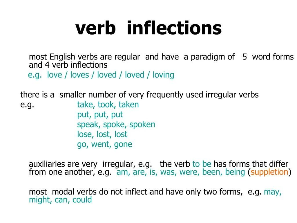 Verbs function. Inflected verb. Categories of verb. Inflexion in English. Verbs function in English.