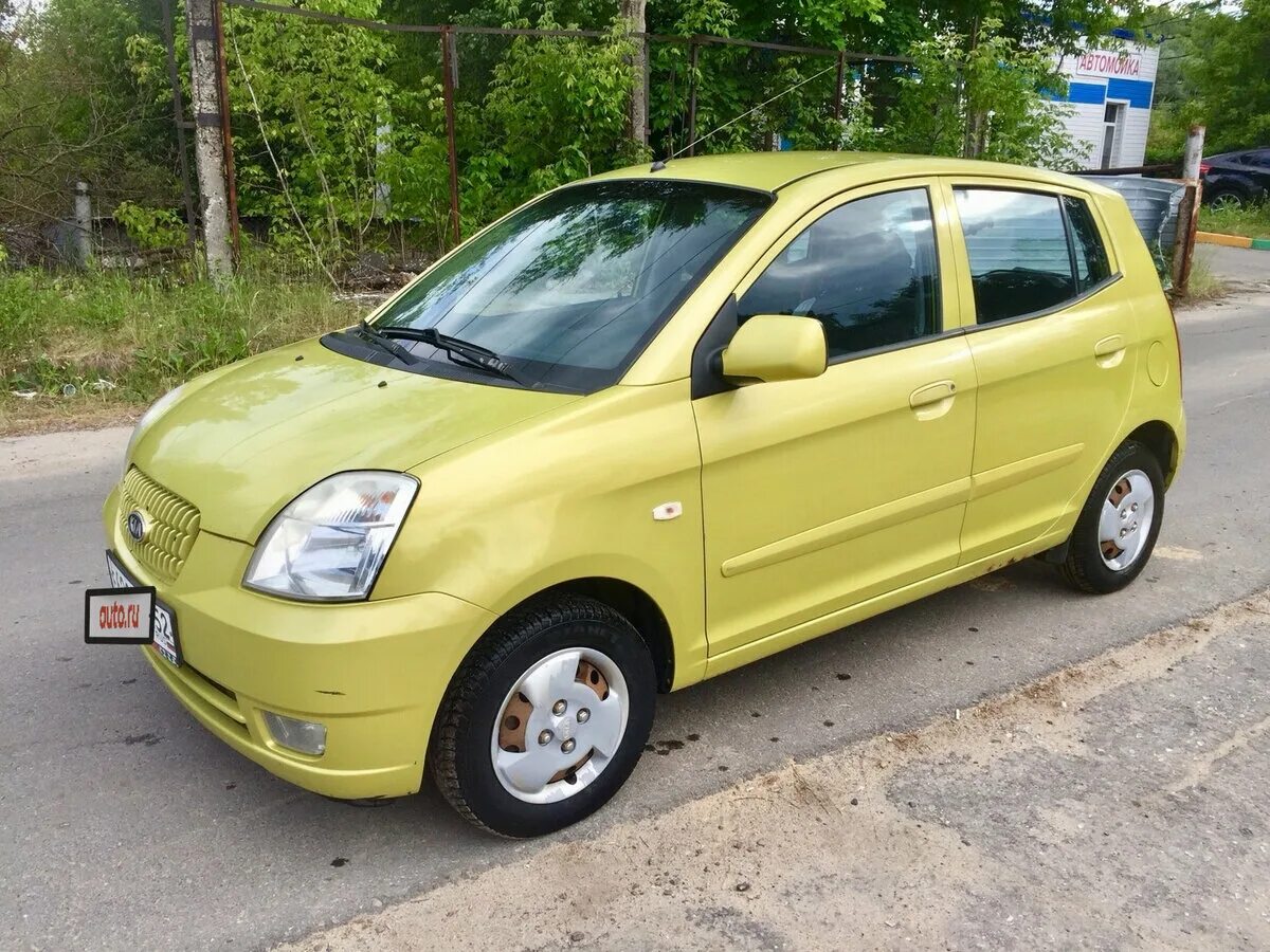 Купить киа пиканто в спб. Kia Picanto 1.1 at, 2007,. Kia Picanto серая. Пиканто желтая. Киа Пиканто серая с желтым.