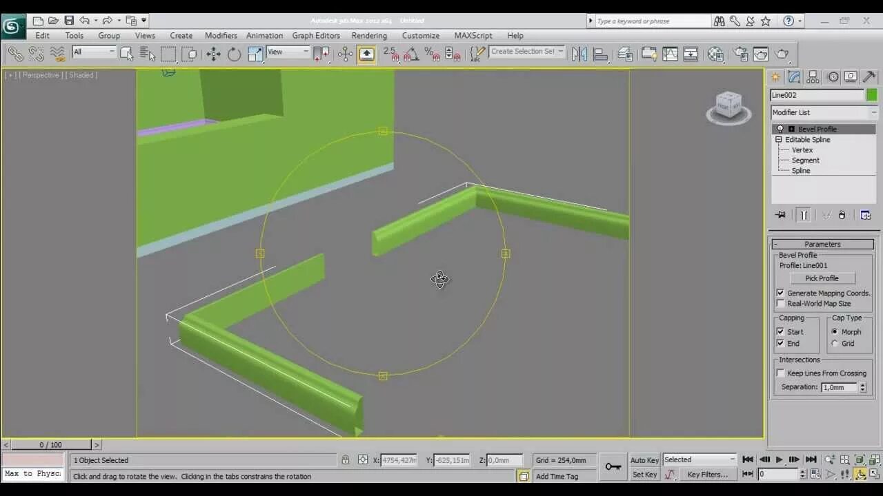 Как сделать плинтус в максе. Плинтус в 3ds max. модификатор для плинтуса в 3d max. плинтус для 3d max. 3д макс уроки для начинающих.